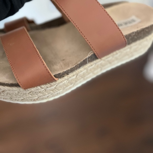 Steve Madden Tan Espadrille Platform Shoes - Picture 4 of 5